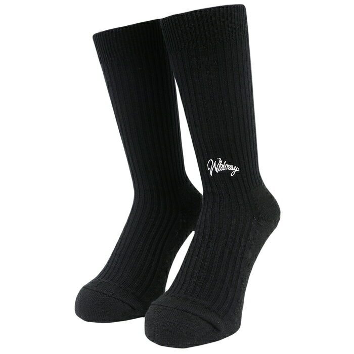 Rakuten - 【ソックス/ スケートボード】【送料無料】WHIMSY SOCKS (ウィムジー・ソックス) EMJAY SOCKS / BLACKスケートボードアパレル/ソックス