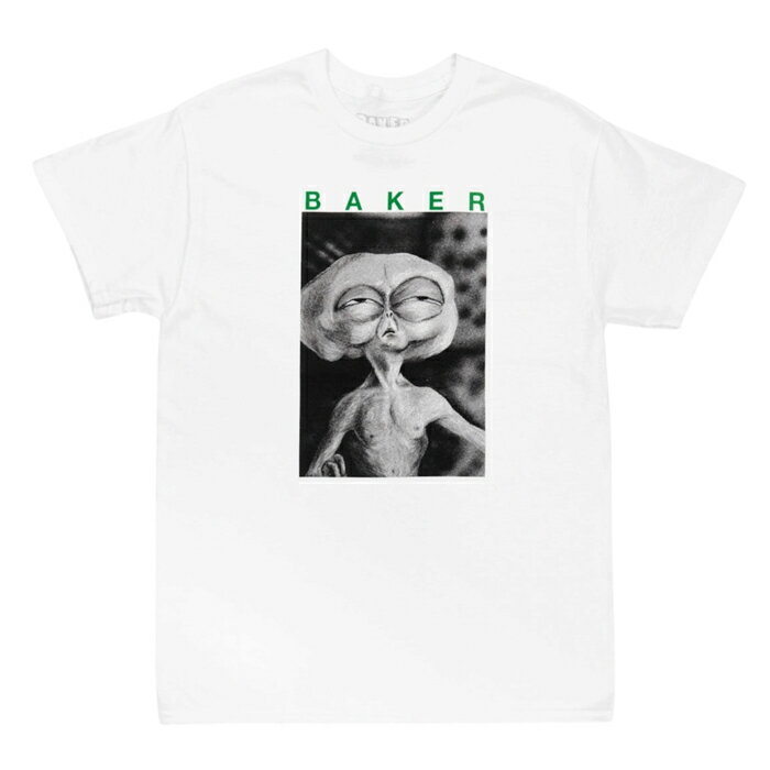 BAKER SKATEBOARDS (ベイカー・スケートボード) BLOCK BUSTERS TEE / WHITEスケボー / スケートボード