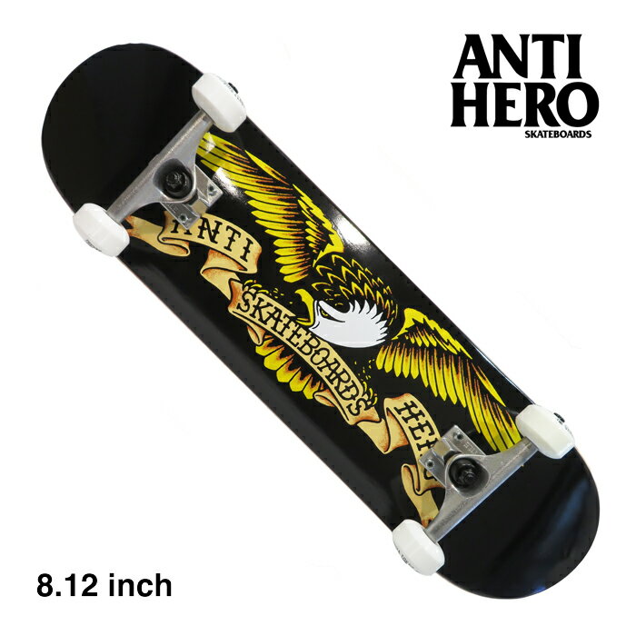 Street Sports - 【スケボー/スケートボード/完成品】【送料無料】ANTIHERO SKATEBOARDS (アンチヒーロー・スケートボード)CLASSIC EAGLE / 8.12