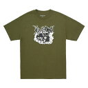 【スケボー/ スケートボード / Tシャツ】GX1000 (ジーエックスセン) BREAKDOWN TEE MILITARY GREEN(4)