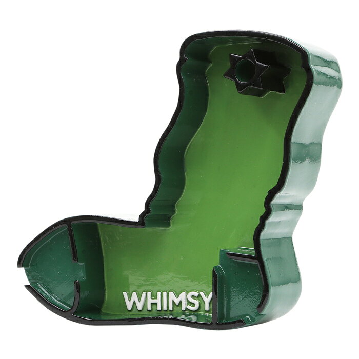 大阪発のMade In Japanにこだわる、スケートボードソックスカンパニー WHIMSY(ウィムジー) 日本の職人の手により丁寧に仕上げられた信頼できる品質のブランドです。 トレードマークの形をした灰皿。だが、使い方はそれぞれなはず。 MATERIAL : CERAMIC100% SIZE : 13 × 13cm COLOR : GREEN 注意：モニターの発色の具合によって実際のものと色が異なる場合がございます。WHIMSY SOCKS / SOCKS ASH TRAY / GREEN
