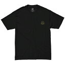 【スケボー/ スケートボード / Tシャツ】Evisen (エビセン) AGENCY SHORT SLEEVE T-SHIRT BLACK