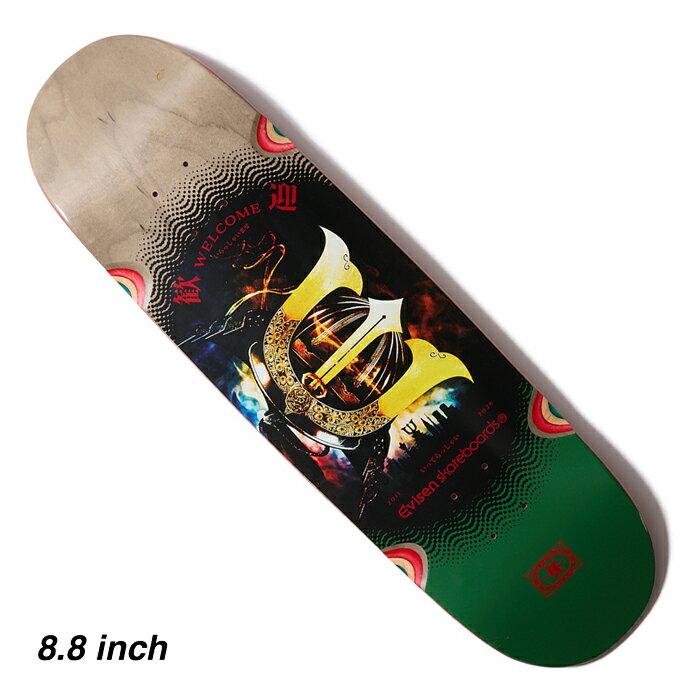 Rakuten - 【スケボー/スケートボードデッキ】【送料無料】 EVISEN SKATEBOARDS (エビセン・スケートボード)TEAM WELCOME-E / 8.8