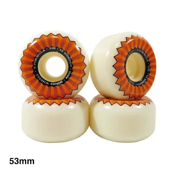 Street Sports - 【ウィール/スケートボード】【送料無料】BONES (ボーンズ) X-FORMULA / V5 / 53mm / 95Aスケートボードパーツ / ウィール