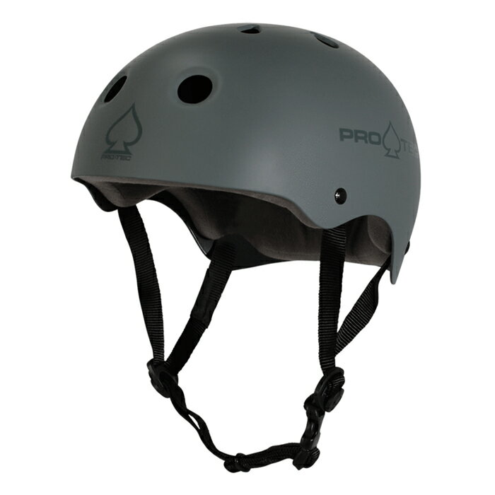 【スケボー/スケートボード/プロテクター/防具】PROTEC(プロテック) CLASSIC SKATE MATT GREY HELMET ヘルメット マ…