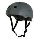 yXP{[/XP[g{[h/veN^[/hzPROTEC(vebN) CLASSIC SKATE MATT GREY HELMET wbg }bgOC  OC BMX