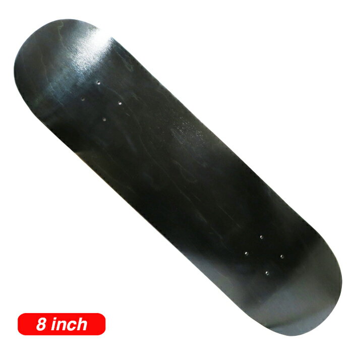REPTILE ブランクデッキ BLACK(ブラック) 8×31.5インチ / BLANK DECK arktzスケートバッグ付き