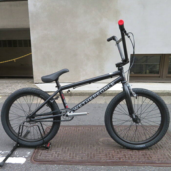 【BMX / 完成車 / 20インチ】WE THE PEOPLE (ウィーザピープル) 2023 "CRS" MATT BLACK ストリート パ..