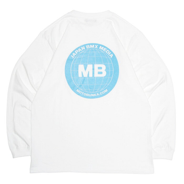 BMX / 󥰥꡼TġMOTO BUNKA 23 JBM Long Sleeve T Shirt White Planet Blue L/S TEE