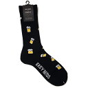 【スケボーソックス/ ソックス/ スケートボード】EAZY MISS イージーミス BEER SOCKS BLACK(4)