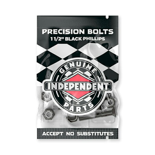 【ビス / スケボー/スケートボード】INDEPENDENT (インディペンデント) PRECISION BOLTS PHILLIPS(プラス) 1 1/2インチ BLACK 【ビス / スケボー/スケートボード】INDEPENDENT (インディペンデント) PRECISION BOLTS PHILLIPS(プラス) 1 1/2インチ BLACK