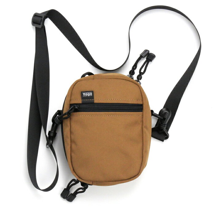 【ショルダーポーチ/ スケートボード】VAGA (バガ) / Double PouchCAMELショルダーポーチ / ポーチ / スケボー