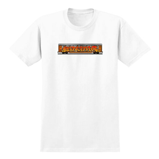【スケボー/ スケートボード / Tシャツ】SPITFIRE WHEELS(スピットファイヤー・ウィール)SAVIE TRAIN S/S TEE / WHITE 【スケボー/ スケートボード / Tシャツ】SPITFIRE WHEELS(スピットファイヤー・ウィール)SAVIE TRAIN S/S TEE / WHITE