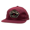 【CAP/ 帽子/ スケートボード】COLOR COMMUNICATIONS (カラー・コミュニケーションズ) DESIGN DEPT. PATCH UNSTR...