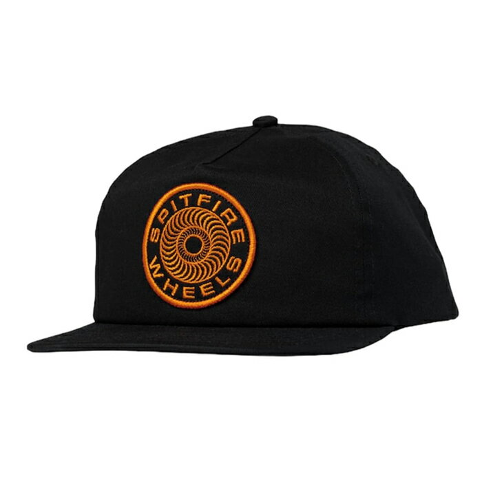 yCAP/ Xq/ XP[g{[hzSPITFIREiXsbgt@C[j CLASSIC 87 SWRL PATCH 5-Panel CAP BLACK ORANGE