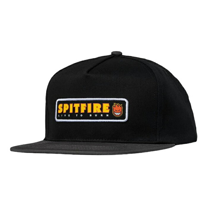 yCAP/ Xq/ XP[g{[hzSPITFIREiXsbgt@C[j LTB PATCH 5-Panel CAP BLACK CHARCOAL