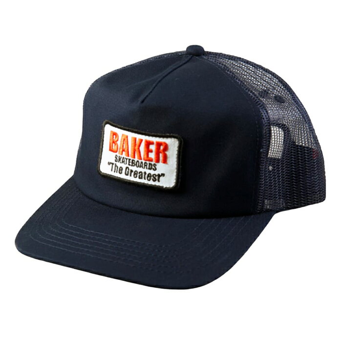 yCAP/ Xq/ XP[g{[hzBAKER (x[J[) TRUCKER THE GREATEST MESH CAP NAVY