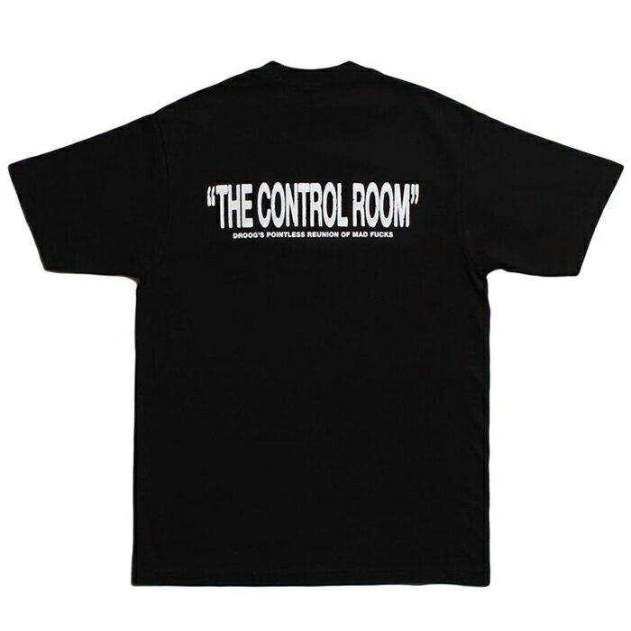 【スケボー/ スケートボード / Tシャツ】DROOG THE CONTROL ROOM S/S TEE BLACK 2