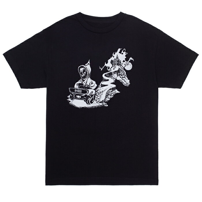 【スケボー/ スケートボード / Tシャツ】GX1000 (ジーエックスセン) JOY RIDE TEE BLACK