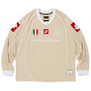 DIASPORA SKATEBOARDS LOTTO SCUDETTO SHIRT BEIGE シャツ 長袖シャツ