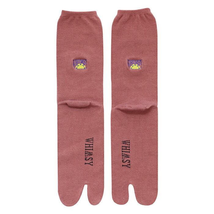 WHIMSY SOCKS ウィムジーソックス TABI SOCKS CORAL