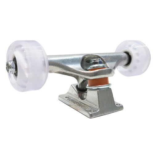 【スケボー下回り/スケートボード】INDEPENDENT TRUCK コンプリート用パーツセット JUICE 53mm CLEAR WHITE ソフトウィール(ビス付き)(デッキと購入で¥10000 arktz レンチ付き) 【スケボー下回り/スケートボード】INDEPENDENT TRUCK コンプリート用パーツセット JUICE 53mm CLEAR WHITE ソフトウィール(ビス付き)(デッキと購入で¥10000 arktz レンチ付き)