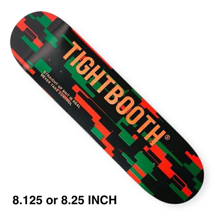 【スケボー/スケートボードデッキ】【送料無料】TIGHTBOOTH (タイトブース)NOISE / 8.125