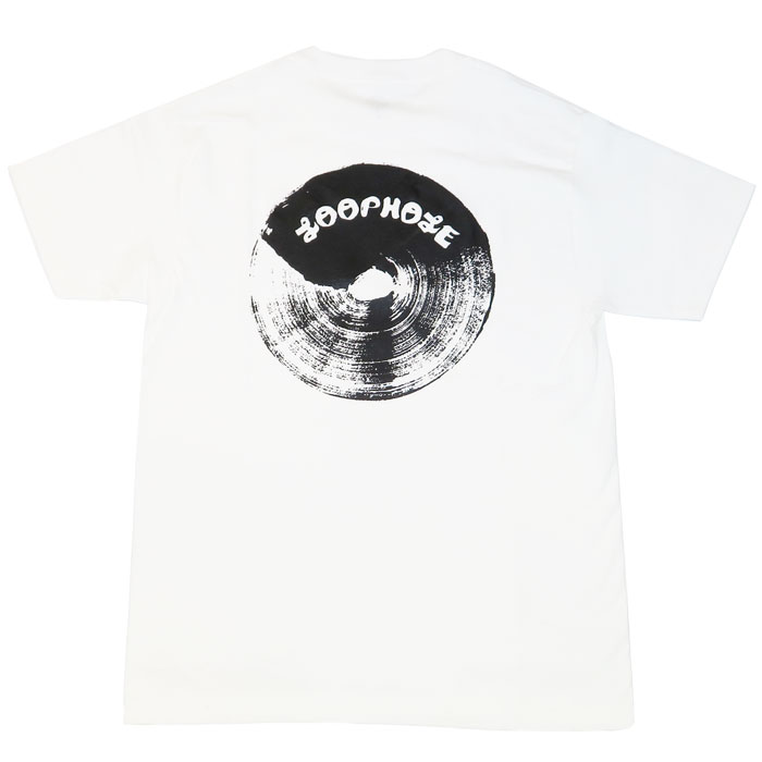 【スケートボード / Tシャツ】LOOPHOLE WHEELS (ループホール・ウィール)BRUSH LOGO S/S TEE / WHITE
