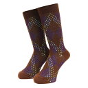 【ソックス/ スケートボード】【送料無料】WHIMSY SOCKS (ウィムジー・ソックス)BIG ARGYLE SOCKS / BROWNスケートボードアパレ...