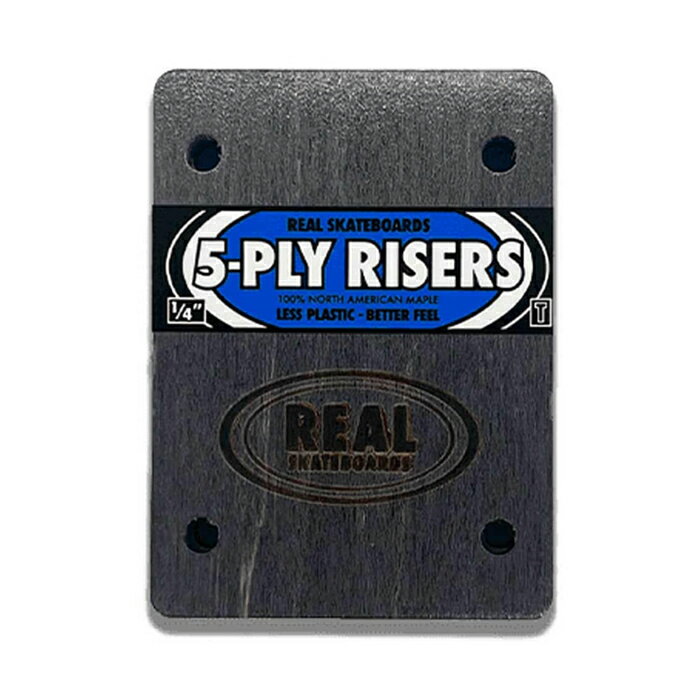 【ライザーパット/ スケボー/スケートボード】REAL(リアル) 5-PLY RISER PAD 1/4 インチ / THUNDER