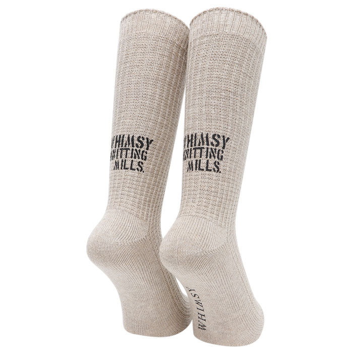【ソックス/ スケートボード】【送料無料】WHIMSY SOCKS (ウィムジー・ソックス)WAFFLE / GREIGEスケートボードアパレル/ソックス