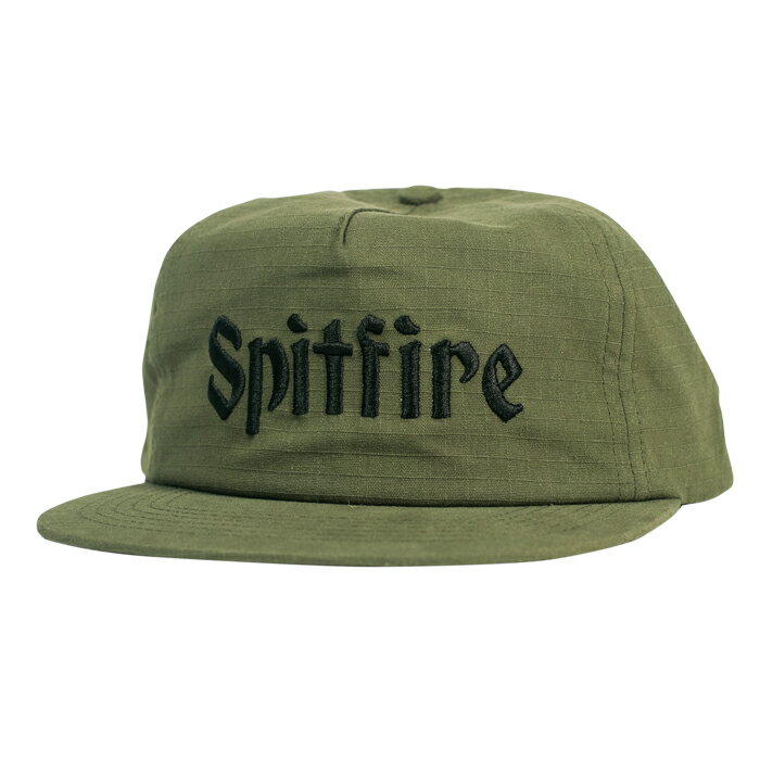 Rakuten - 【CAP/ 帽子/ スケートボード】【送料無料】SPITFIRE WHEELS(スピットファイヤー・ウィール）MOLOTOV SCRIPT SNAPBACK HATOLIVE / BLACKスケートボードアパレル / キャップ