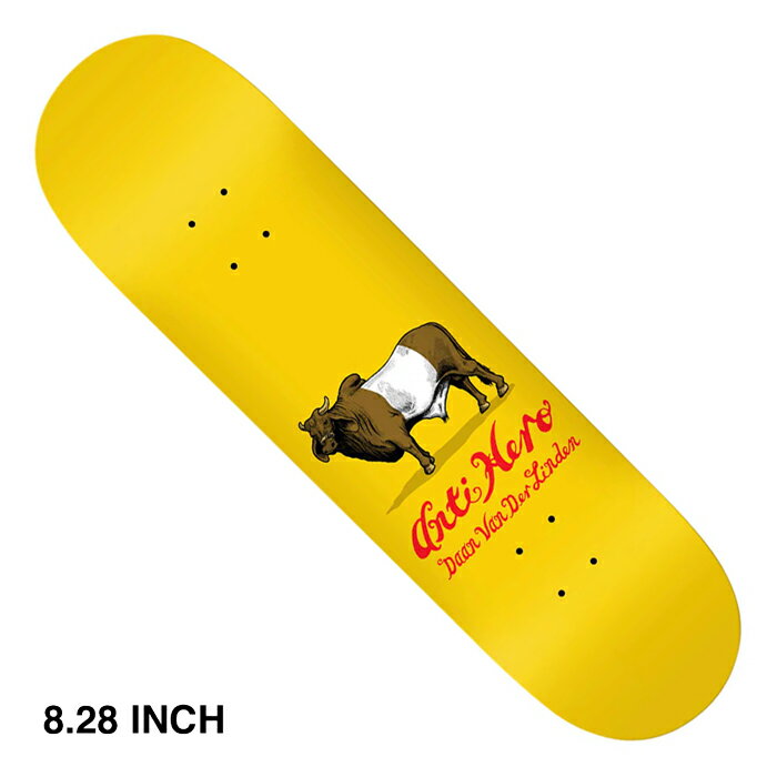 【スケートボード/スケートボード】【送料無料】ANTIHERO SKATEBOARDS(アンチヒーロー・スケートボード)DUTCH BELTED / DAN VAN LINDEN8.28