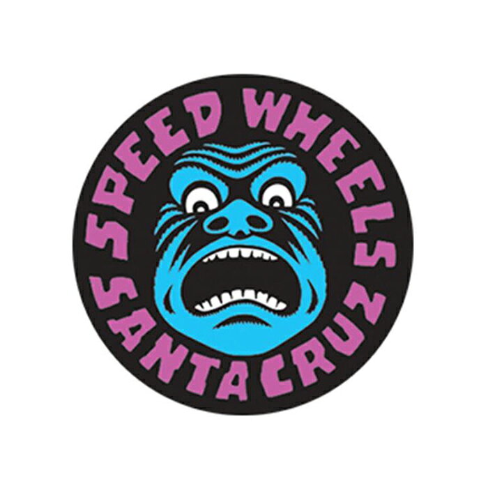 【STICKER /スケートボード】SANTA CRUZ (サンタクルズ) LTD SPEED WHEELS FACE LENTICULAR STICKER 3