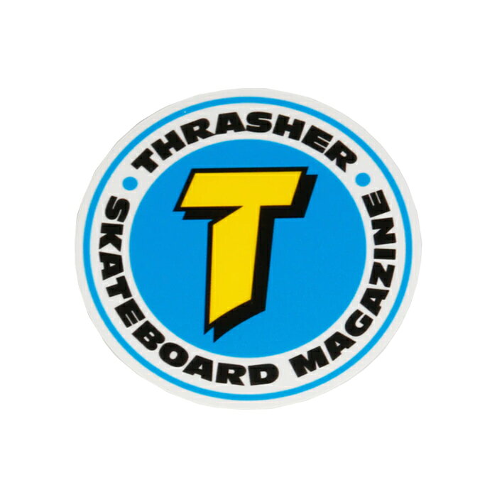 世界一のスケートボードメディア"THARSHER MAGAZINE"（スラッシャー・マガジン） NUMBER 1 REDUX のステッカーです。 SIZE 約 7.7 x 7.7 cm 注意：モニターの発色の具合によって実際のものと色が異なる場合がございます。THRASHER MAGAZINE / NUMBER 1 REDUX STICKER 3"inch / BLUE / ステッカー