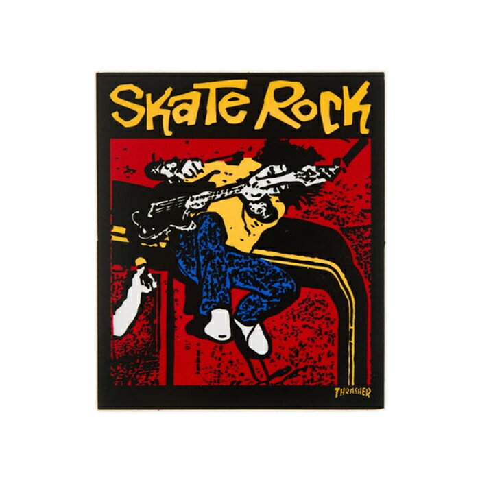 【STICKER /スケートボード】THRASHER MAGAZINE (スラッシャー・マガジン) SKATE R...