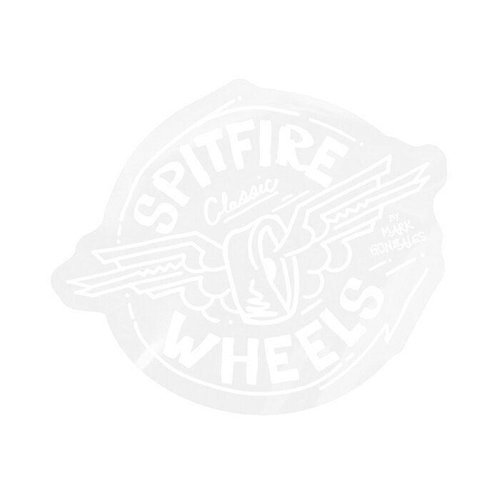 サンフランシスコ発スケートボードウィールカンパニーSPITFIRE WHEELS (スピットファイヤー・ウィール) 。 GONZ FLYING のステッカーです。 SIZE 約 10.5 x 8.6 cm 注意：モニターの発色の具合によって実際のものと色が異なる場合がございます。SPITFIRE WHEELS / GONZ FLYING STICKER