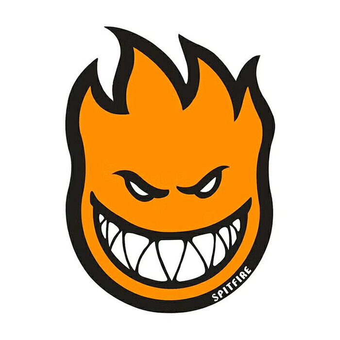 サンフランシスコ発スケートボードウィールカンパニーSPITFIRE WHEELS (スピットファイヤー・ウィール) 。 FIREBALLのステッカーです。 SIZE 約 11.3 x 15 cm 注意：モニターの発色の具合によって実際のものと色が異なる場合がございます。SPITFIRE WHEELS / FIREBALL STICKER MEDIUM ORANGE
