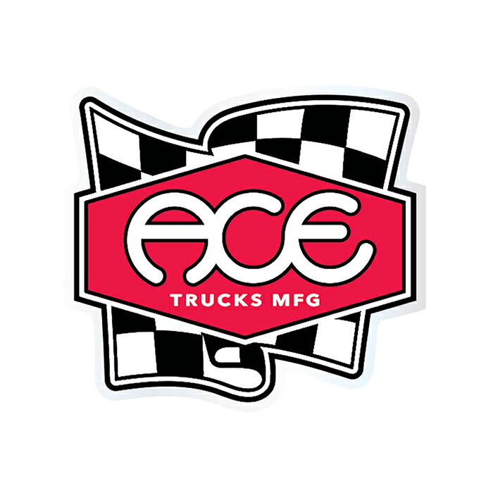 老舗トラックブランド「Independent Trucks社」で13年間もの間チームマネージャーを勤めてき「JoeyTershay」が構想から6年、製品開発に1年費やして発表された渾身のトラック名器「Independent stage9」を参考に設計されたACEトラック。 SPEEDWAY のステッカーです。 SIZE 約 8.2 x 7.2 cm 注意：モニターの発色の具合によって実際のものと色が異なる場合がございます。ACE TRUCKS (エース・トラック) / SPEEDWAY STICKER 3"inch