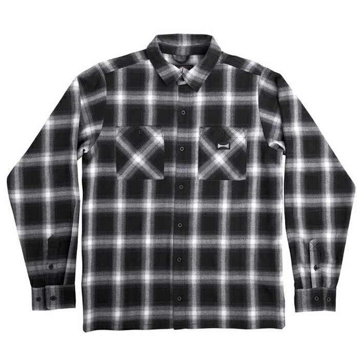 INDEPENDENT TRUCK LEGACY FLANNEL SHIRT BLACK フランネル シャツ 長袖シャツ