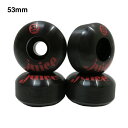 【スケボーウィール/スケートボード】JUICE WHEEL(ジュース・ウィール)/BLACK 53mm WHEEL