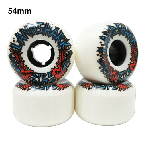【スケボーウィール/スケートボード】LANDSHARK(ランドシャーク)SWITCH BLADE SIDECUT WHITE ウィール 97A 54mm WHEEL 【スケボーウィール/スケートボード】LANDSHARK(ランドシャーク)SWITCH BLADE SIDECUT WHITE ウィール 97A 54mm WHEEL