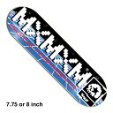 【スケボー/スケートボードデッキ】MAGICAL MOSH MISFITS(マジカル・モッシュ・ミスフィッツ)MxMxM GAME DECK / WHITE 7...