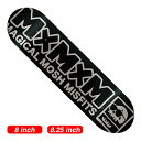 【スケボーキッズ/スケートボードデッキ】MAGICAL MOSH MISFITS (マジカルモッシュミスフィッツ) MxMxM TEAM SILVER デッキ 8 or 8.25インチ / DECK