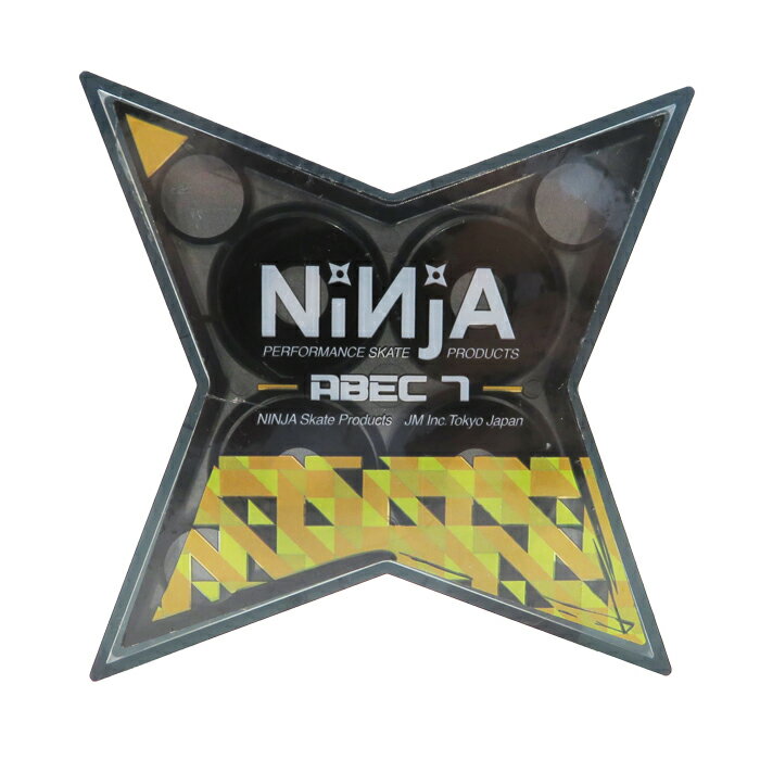 【ベアリング/スケートボード】【送料無料】NINJA (ニンジャ)BEARING / ABEC7ベアリング / オイルタイプ