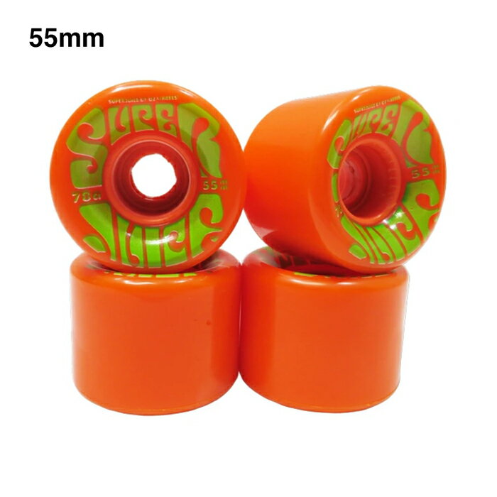 【スケボーウィール/スケートボード】OJ WHEEL (オージェー・ウィール) MINI SUPER JUICE ORANGE / GREEN 55mm 78A ソフトウィール