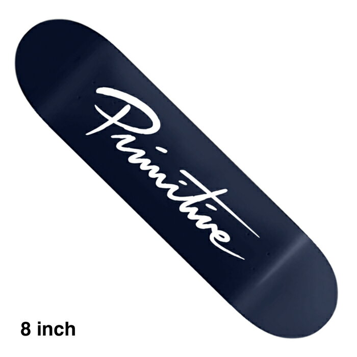 【スケボー/スケートボードデッキ】【送料無料】PRIMITIVE (プリミティブ) NUEVO SCRIPT / NAVY / YANKEES NAVY8