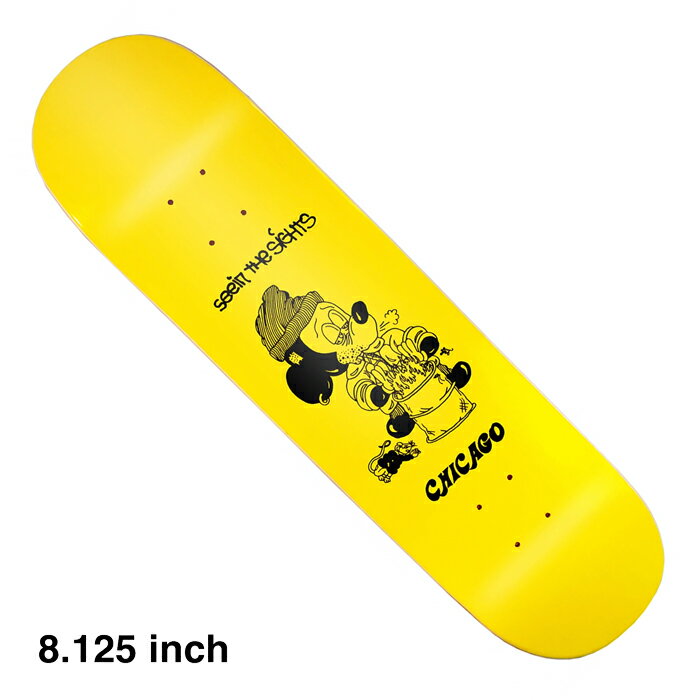 【デッキ/スケートボードデッキ】【送料無料】SNACK SKATEBOARDS(スナック・スケートボード) 'SEEIN THE SIGHTS CHICAGO8...