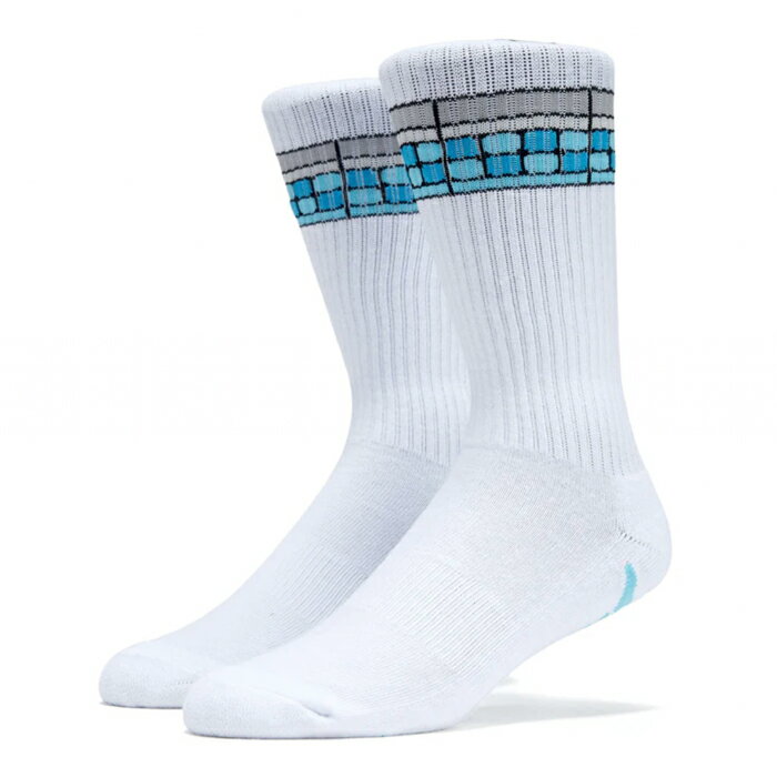 Rakuten - 【ソックス/ スケートボード】【送料無料】INDEPENDENT (インディペンデント) TILE SPAN CREW SOCKS / WHITEスケートボードアパレル / ソックス