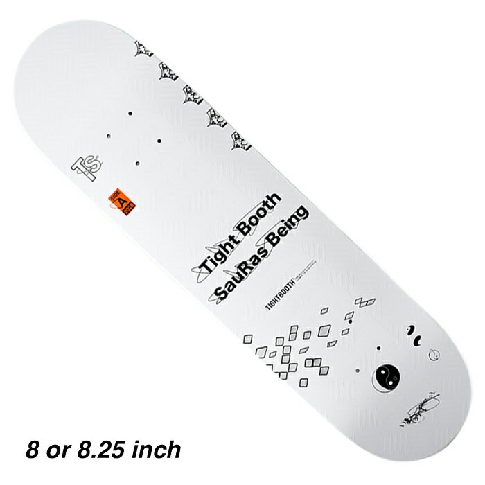 【スケボー/スケートボードデッキ】【送料無料】TIGHTBOOTH(タイトブース) SAURASU BEING デッキ 8 or 8.25 インチ/ DECK